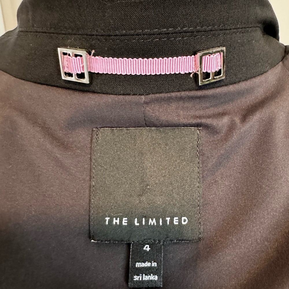Black Single Breasted Blazer - The Limited - Picture 4 of 4